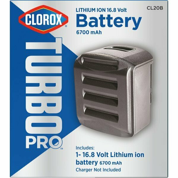 Clorox TurboPro Sprayer Battery Model CL20B 16.8 Volts Black, 6PK 29565